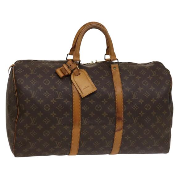 LOUIS VUITTON Monogram Keepall 50 Boston Bag M41426 - Picture 1 of 16